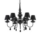 Люстра Ideal Lux Blanche SP6 Nero