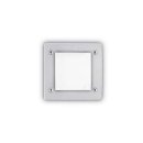 Настенный светильник Ideal Lux Leti FI1 Square Bianco