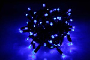 Фото Гирлянда Lumion String Light Синий/Чёрный 10м (мерцание)