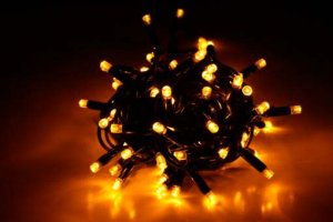 Фото Гирлянда Lumion String Light Жёлтый/Чёрный 10м (мерцание)