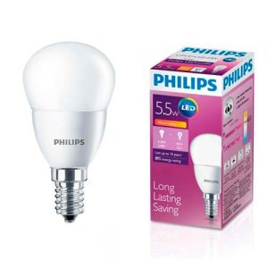 Лампа Philips ESSLEDLustre 5.5-60W E14 827 P45ND