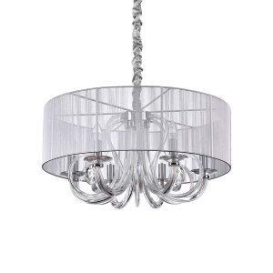 Ideal Lux 208152 Swan SP6 Argento