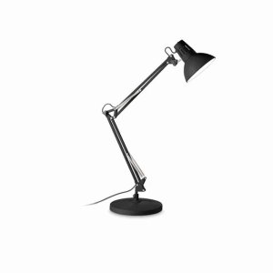 Настольная лампа  Ideal Lux 265278 Wally TL1 Total Black